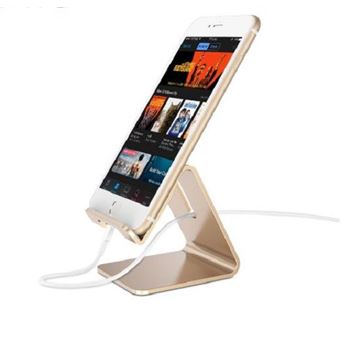 Suporte de Mesa Smartphone Dourado Ozzzo para Samsung S5560 Player 5 / Marvel