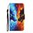 Capa Magunivers Pu Impressão de Padrão Flip Lobo para Samsung Galaxy A31_0