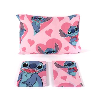 Jogo de Lençóis com Almofada Disney Stitch - 1
