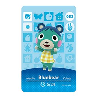 Cartão de NFC DreamWorks para Animal Crossing Compatível com Nintendo Switch Amiibo | 032 Bluebear - 1