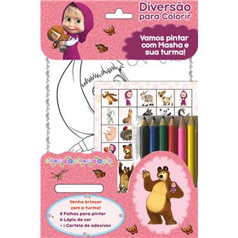 Masha e o Urso: Diversão Para Colorir - 1