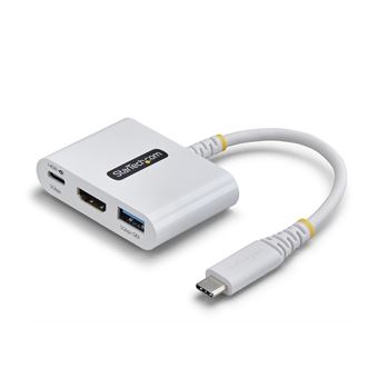 Base & Duplicador de Portas StarTech.com 168W-USBC-MULTIPORT | Branco - 1