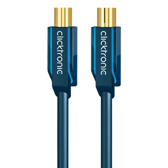 Cabo Coaxial ClickTronic 2m Antenna Cable | Azul - 1