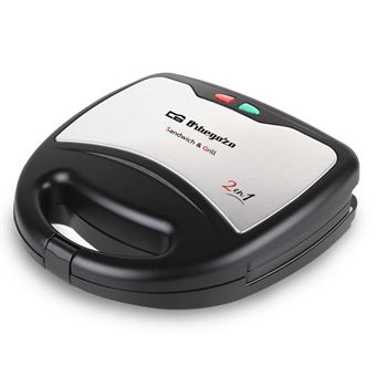 Máquina para Fazer Sanduíches Orbegozo SW 7250 | Cinzento - 1