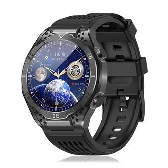 Smartwatch DAM JA01| Monitor de ácido úrico e lipídios | controlo de glicose no sangue | eletrocardiograma ECG | composição corporal | 5,5x1,1x5 cm - Preto - 1