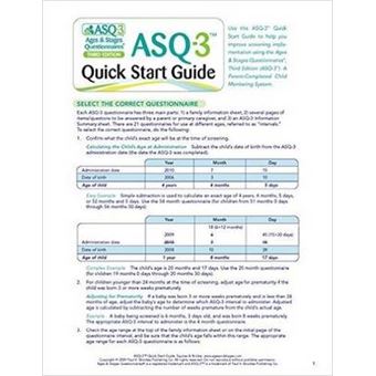 Ages and Stages Questionnaires - A Parent-Completed, Child-Monitoring System - Multiple copy pack - 2009 - 1
