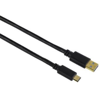 Cabo USB Hama 00135735 0.75m USB A USB C Preto
