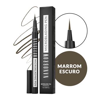 Caneta de Sobrancelhas Nanobrow - Castanho Escuro - 1