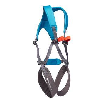 Arnês de Escalada Black Diamond Momentum Kid's Full Body | Azul, Cinzento - 1