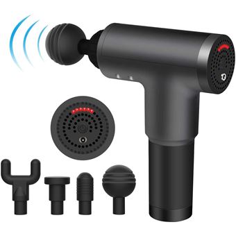 Pistola Massajadora Elétrica Profissional CO-Phénix | para Pescoço, Corpo, Ombros | Preto - 1