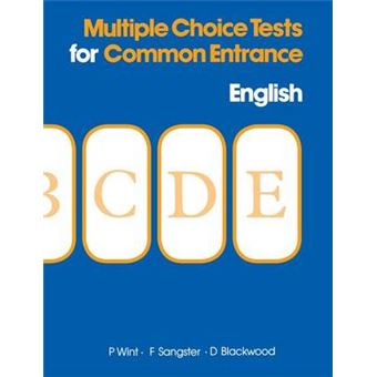 Multiple Choice Tests for Common Entrance - English - Paperback - 1998 - 1