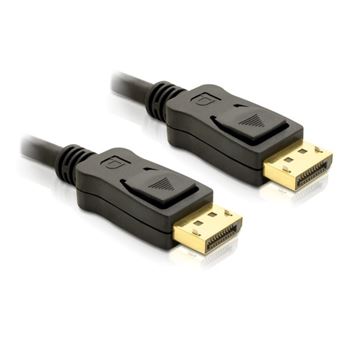 Cabo Displayport DeLOCK Cable Displayport 3m male - male Gold | Preto - 1