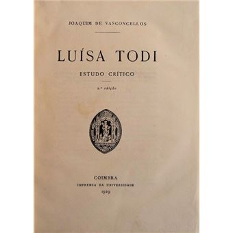 Luísa todi. estudo crítico. - 1