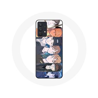Capa Maniacase para Samsung Galaxy A32 5G do grupo Bangtan Sonyeondan (BTS) e seus sete destinos, Chakho com BTS Hosu, Haru, Hwan, Zeha, Jooan e Cein Dogeon - 1