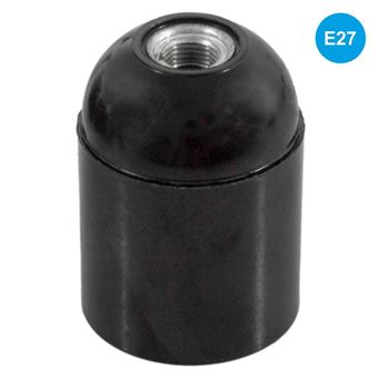 Casquilho E27 preto - 1