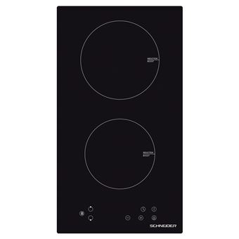 Placa de Indução Integrável Domino SCHNEIDER SCDI30N1S | 2 Incêndios | Touch Control | 30cm | 3500W - 1