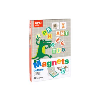 Jogo APLI 16816 Animais Letras Magnéticas | 60 Peças - 1