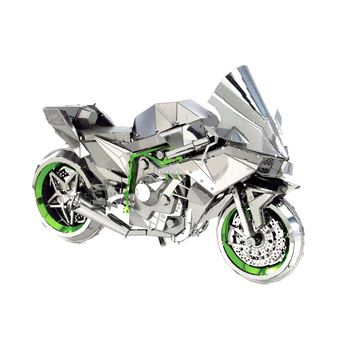 Maquete de Metal Metal Earth ICX021 | Motocicleta Kawasaki Ninja - 1