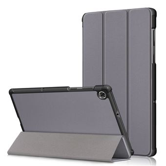 Capa Magunivers para Lenovo Tab M10 FHD Plus X606F| PU | TPU | com suporte dobrável em três partes - Cinzento - 1