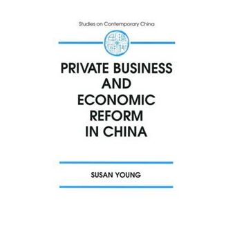 Private Business and Economic Reform in China - Hardback - 1995 - 1