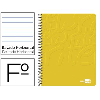 Caderno e Bloco de Notas Liderpapel EW01 | Amarelo - 1