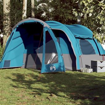Tenda familiar vidaXL | Tenda familiar para 6 pessoas impermeável azul - 1