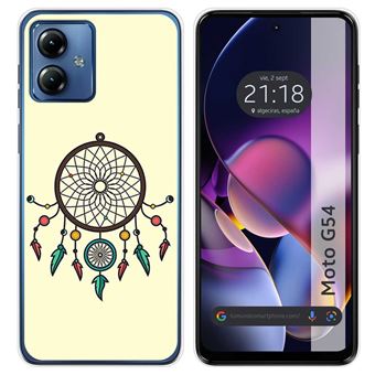 Capa de silicone TUMUNDOSMARTPHONE para Motorola Moto G54 5G | desenhos Dreamcatcher - 1