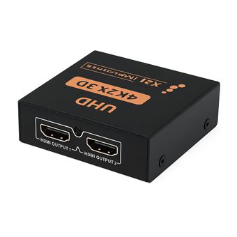Adaptador Splitter HDMI para 2 x HDMI SANDA SD-3822 | Preto - 1
