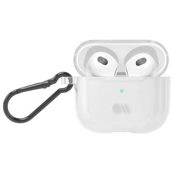 Capa CASE MATE para AirPods 3 Tough em Silicone | Transparente - 1