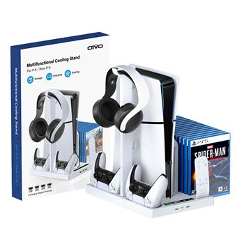 Base multifuncional PS5 SLIM SZSMART PSS501S com Função de dissipação de calor e função de carregamento - 1