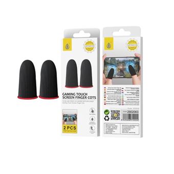 Dedal de Silicone para Ecrã de Telemóvel, Gaming ONE PLUS NR9206 - Preto - 1