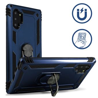 Capa Avizar para Samsung Galaxy Note 10 Plus com Pop-Socket Magnético Azul Escuro - 1