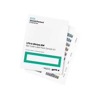 Cassete Virgem HPE LTO-6 Ultrium RW Bar Code Label Pack - 1