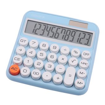 Calculadora Básica Genie 612 B | Azul - 1