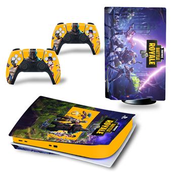 Autocolantes de Proteção HSMY para Consola Sony PS5 Edition Standard - Fortnite -TN-PS5Disk-4332 - 1
