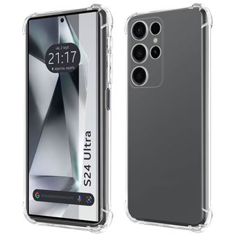 Capa Tumundosmartphone de silicone anti-choque transparente para Samsung Galaxy S24 Ultra 5G - 1