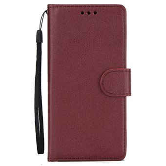 Capa Nanlin para Samsung Galaxy S24 Ultra | Livro Carteira | Função Suporte - Cor vinho tinto - 1