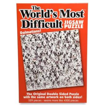 World's Most Difficult Jigsaw Puzzle Dalmatians 529 Pieces PLG6280 Paul Lamond Games