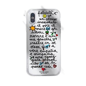 Capa Silvia Tosi Soft Case para iPhone X/Xs felicità é - 1