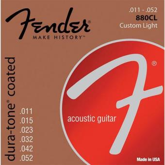 Cordas Guitarra Acústica Fender 11-52 Coated