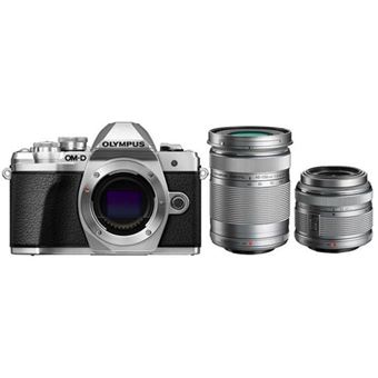 Olympus OM-D E-M10 Mark III + M.Zuiko Digital ED 14-42mm f/3.5-5.6 II R + M.Zuiko Digital ED 40-150mm f/4-5.6 R - Prateado