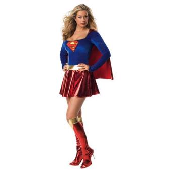 Disfarce Supergirl - Adulto (Tamanho M)