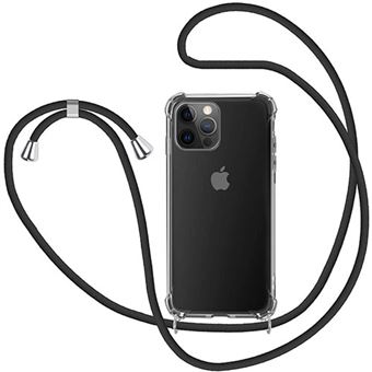 Capa 4-OK + Cordão para Apple iPhone 13 Pro - Transparente