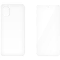 Glass Dúo: Película Ecrã Vidro Temperado + Capa 4-OK Ultra Slim 0.2 para Samsung galaxy A71 - Transparente