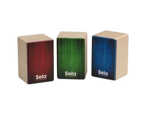 Mini Cajon Shaker Set SE108 Pack 3 Sela