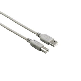 Cabo USB Hama Tipo A/B 3m (200901) - 1