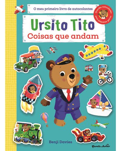 Benji Davies Ursito Tito - Autocolantes Coisas que Andam