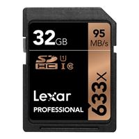 Cartão de Memória Lexar Professional 633x Classe 10 UHS-I (U1), V10 - SDHC - 32GB
