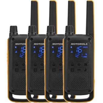 Walkie-Talkie Motorola TALKABOUT T82 Extreme Quad - Preto | Amarelo