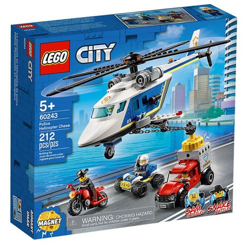LEGO City Police 60243 Perseguição Policial de Helicóptero